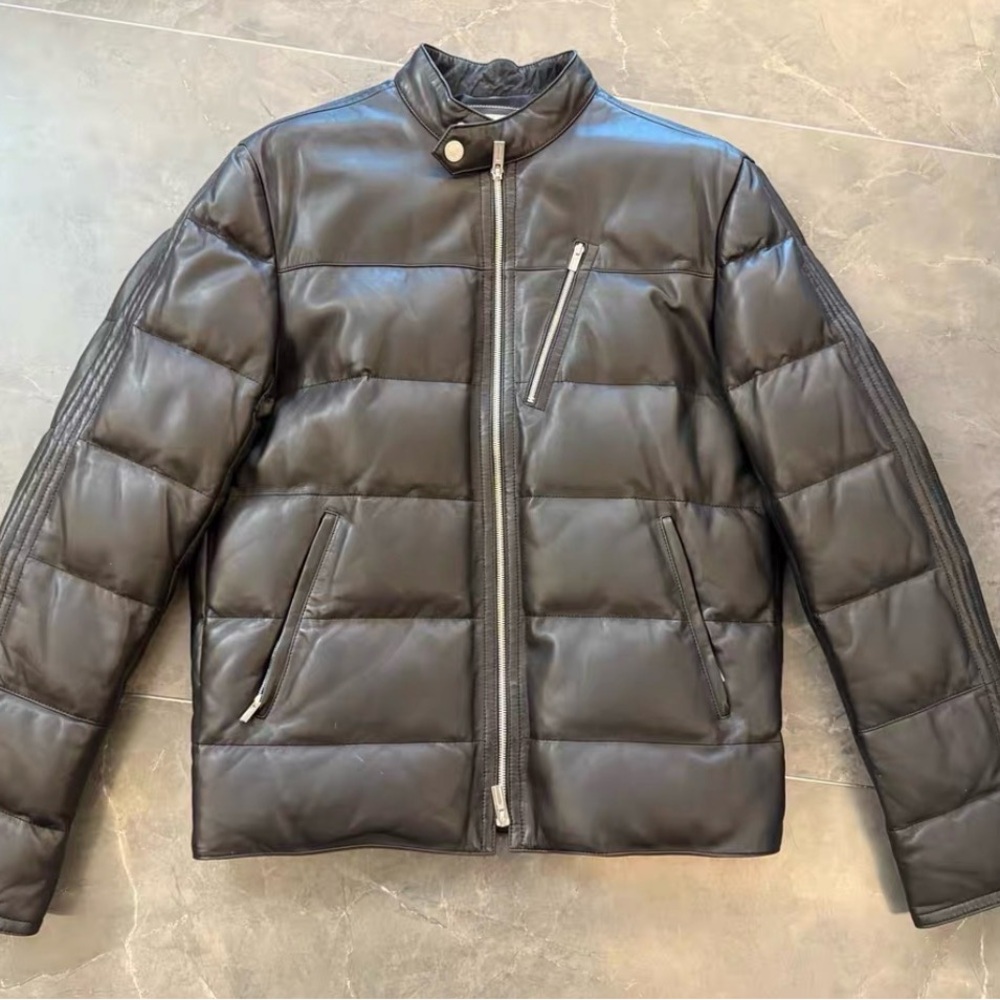 Hermes lambskin jacket men